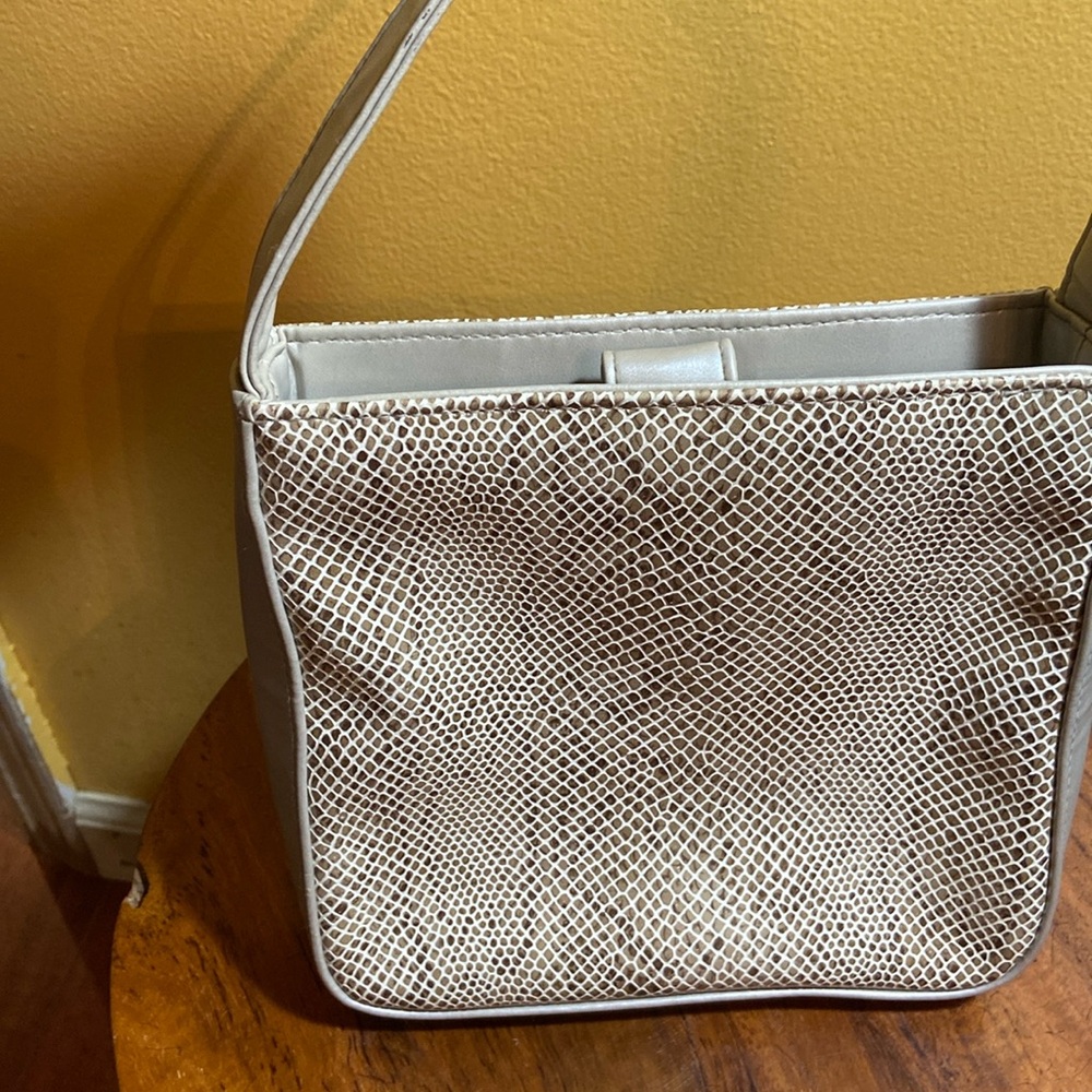 Victoria Small wrist, clutch bag snakeskin design bag